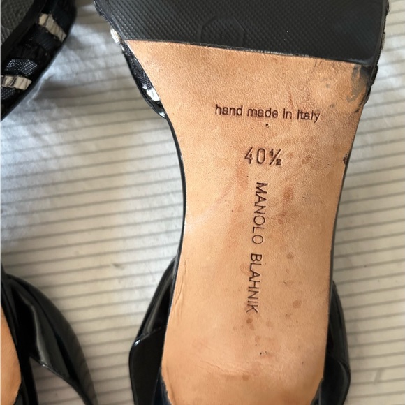 🛑SOLD on another platform🛑
Manolo Blahnik Black Strappy Heels - Picture 5 of 7